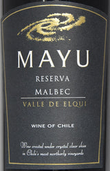 Mayu Reserva Malbec, Valle de Elqui 2015