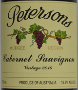 Petersons Cabernet Sauvignon 2016